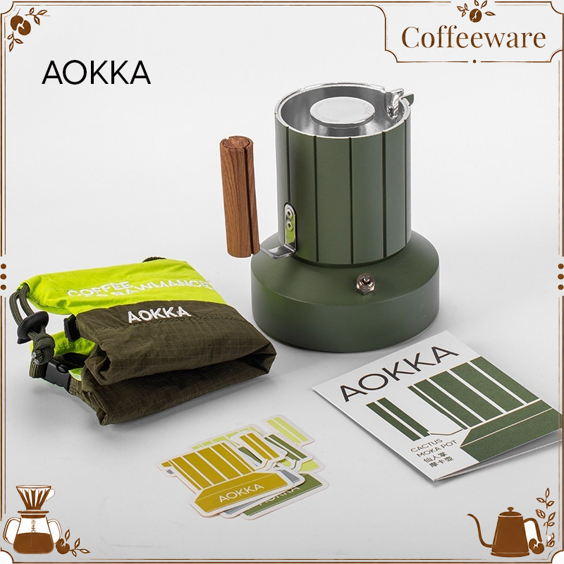 AOKKA Double Valve Moka Pot Ca - Coffee Equipment For Camping ulasan dan harga