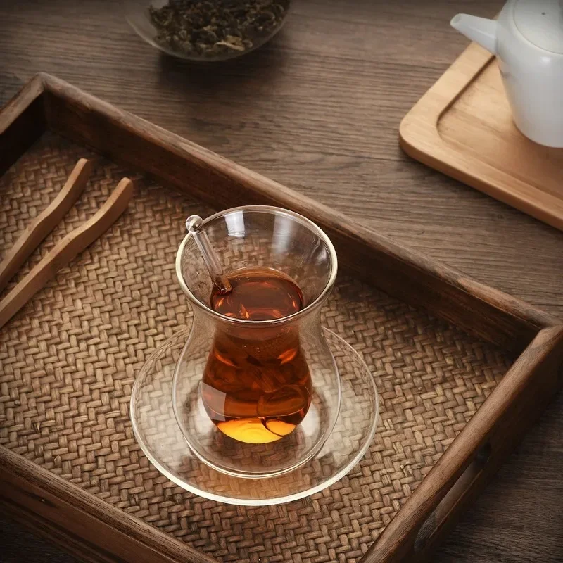 Beauty Black Tea Cup Saucer Te - Espresso Shot Glass ulasan dan harga