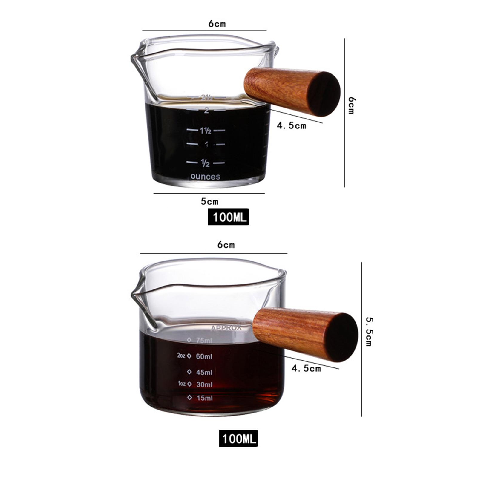 Double Spout Measuring Mug Cle - Espresso Shot Glass ulasan dan harga