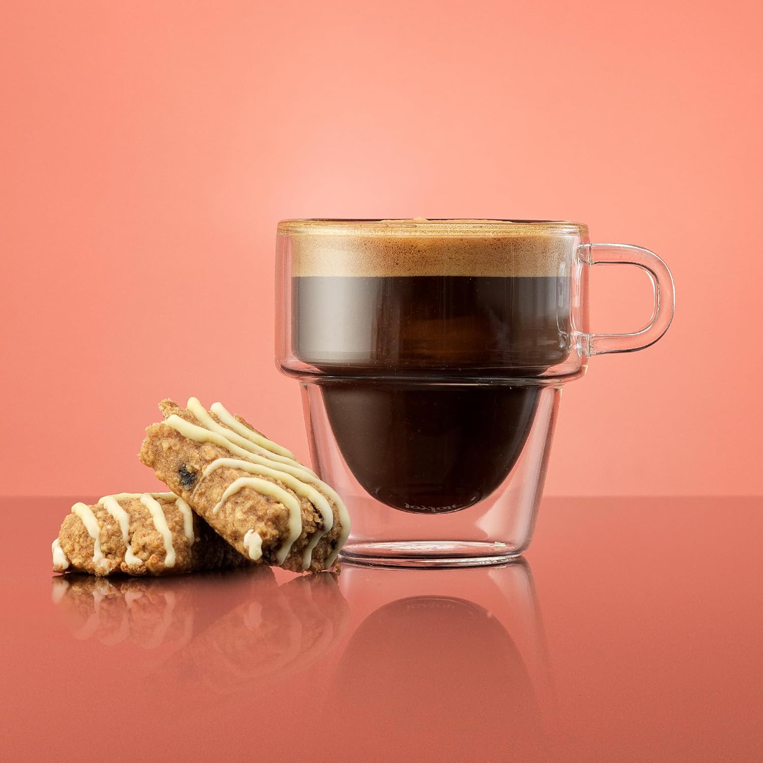 FOME 2/4pcs Double Wall Insula - Espresso Shot Glass ulasan dan harga