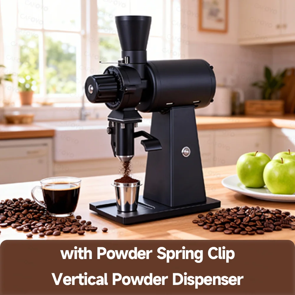 CAFOVO G290F Straight Drop Cof - Coffee Grinder Burr Flat ulasan dan harga